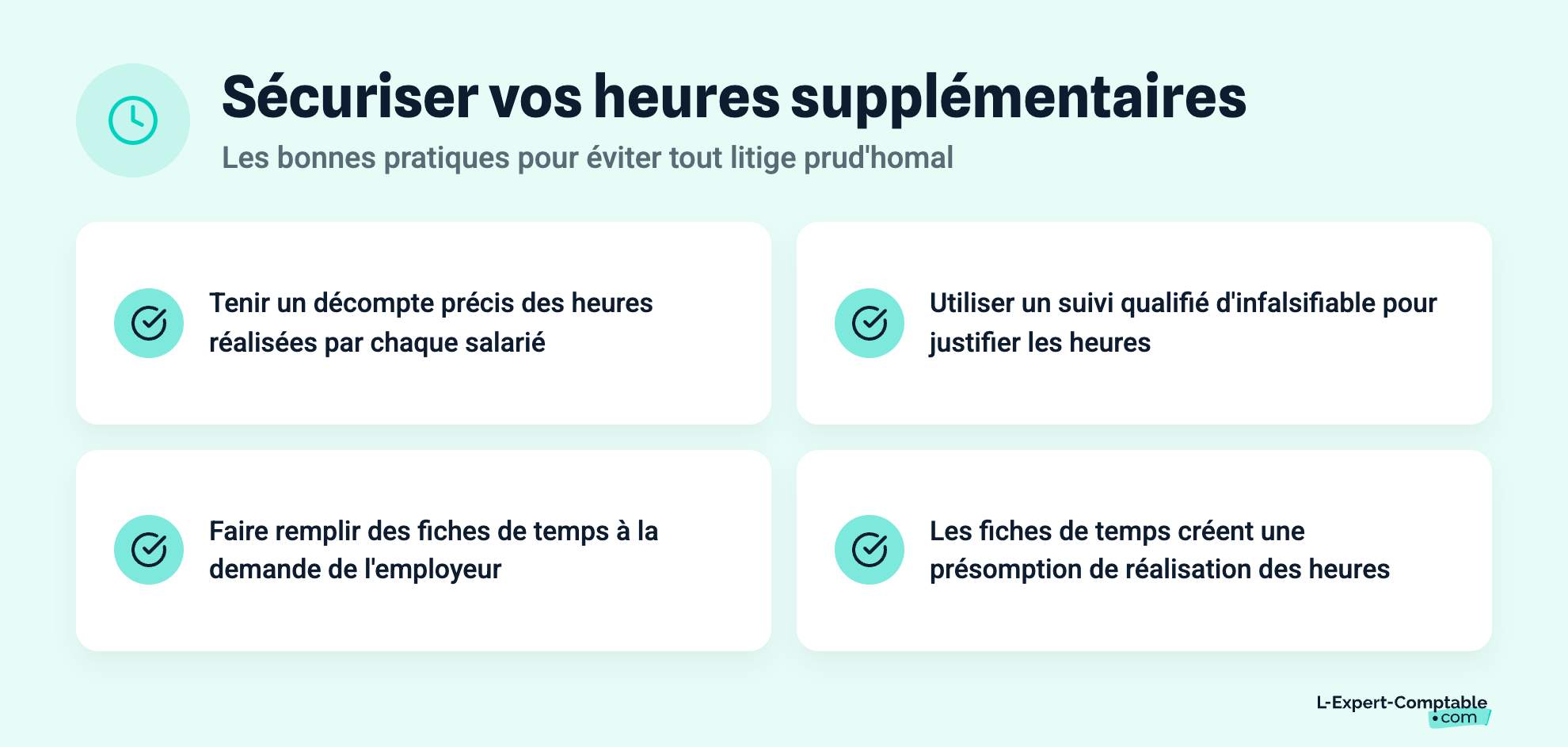 Sécuriser vos heures supplémentaires